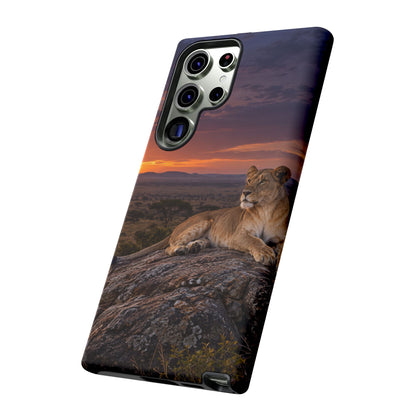 Lioness in the Blue Hour Samsung Galaxy Tough Case