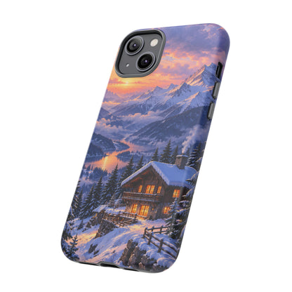 Alpine Hearth iPhone Tough Case | winter cabin