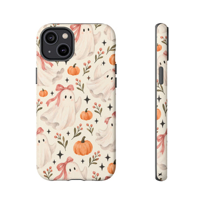 Blush Boo Social iPhone Tough Case | cute ghost