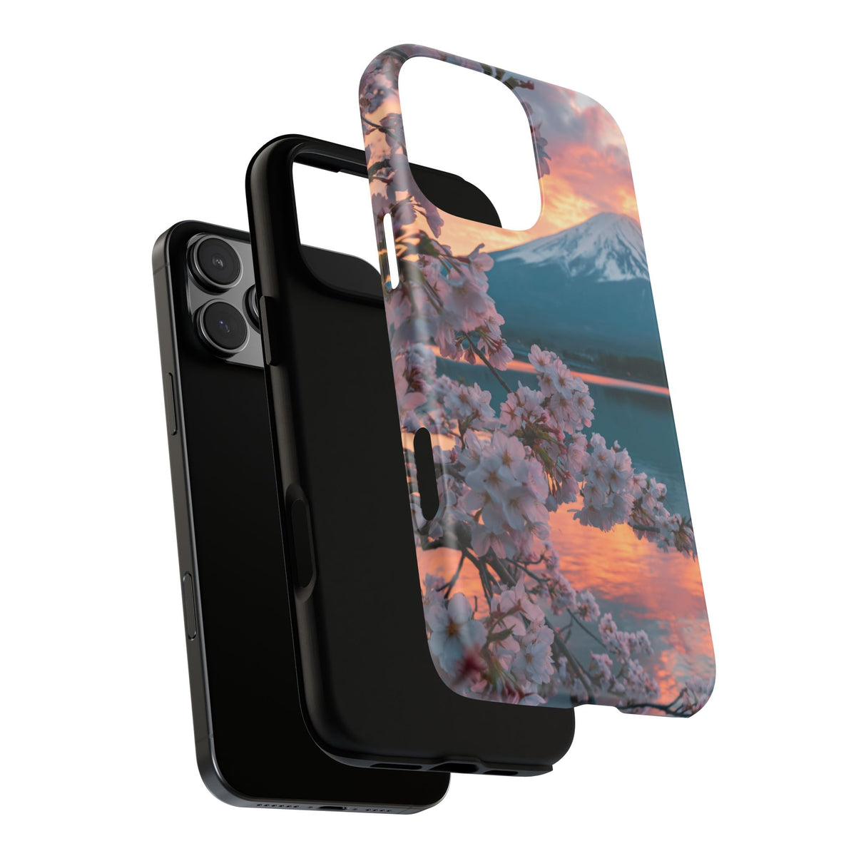 Fuji Petal Reflection iPhone Tough Phone Case