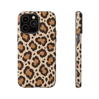 Leopard Print iPhone Tough Case | Cocoa Wildcat