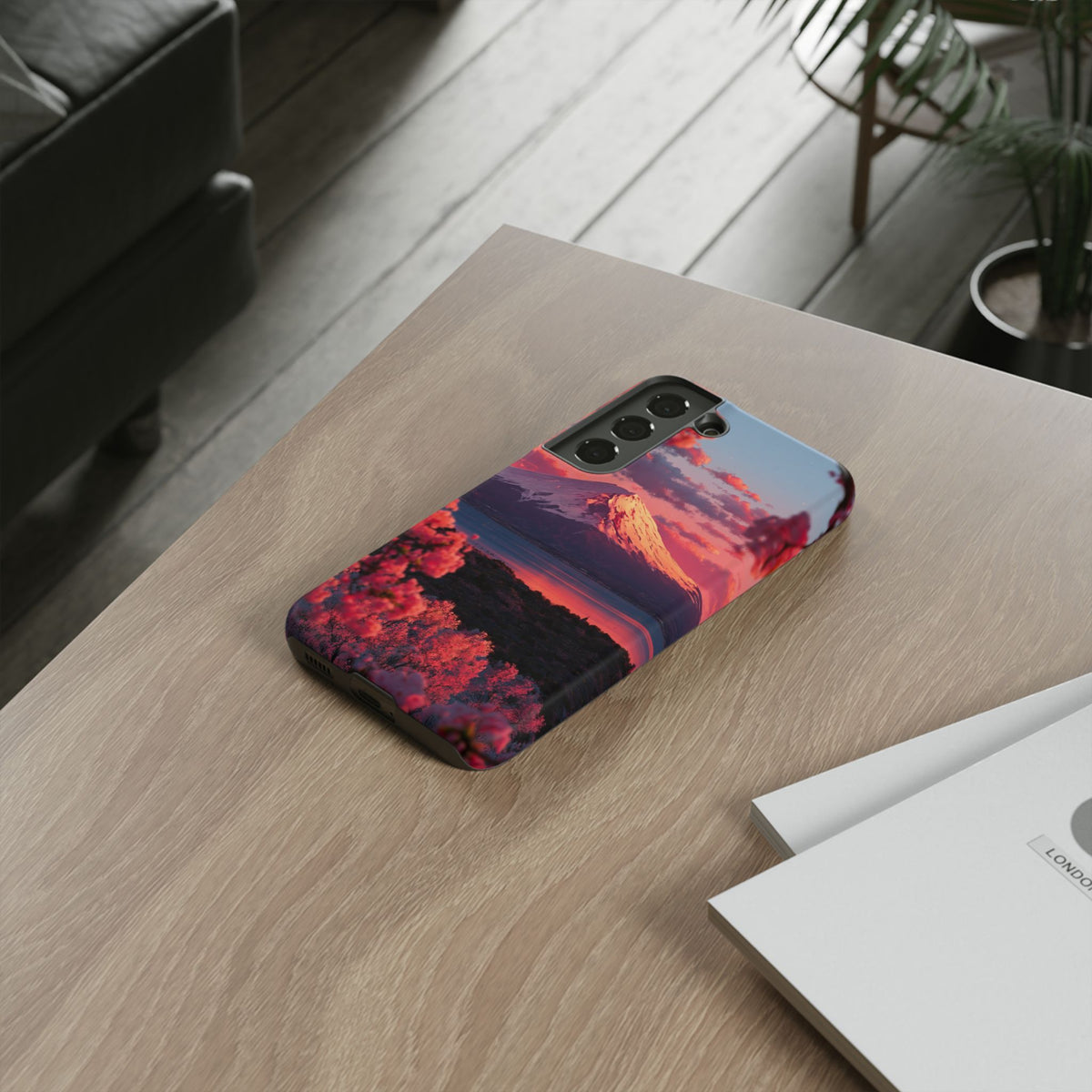 Fuji Rose Horizon Samsung Galaxy Tough Phone Case