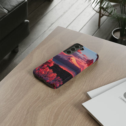 Fuji Rose Horizon Samsung Galaxy Tough Phone Case
