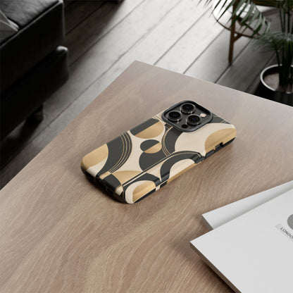 Pearl Orbit iPhone Tough Case | art deco