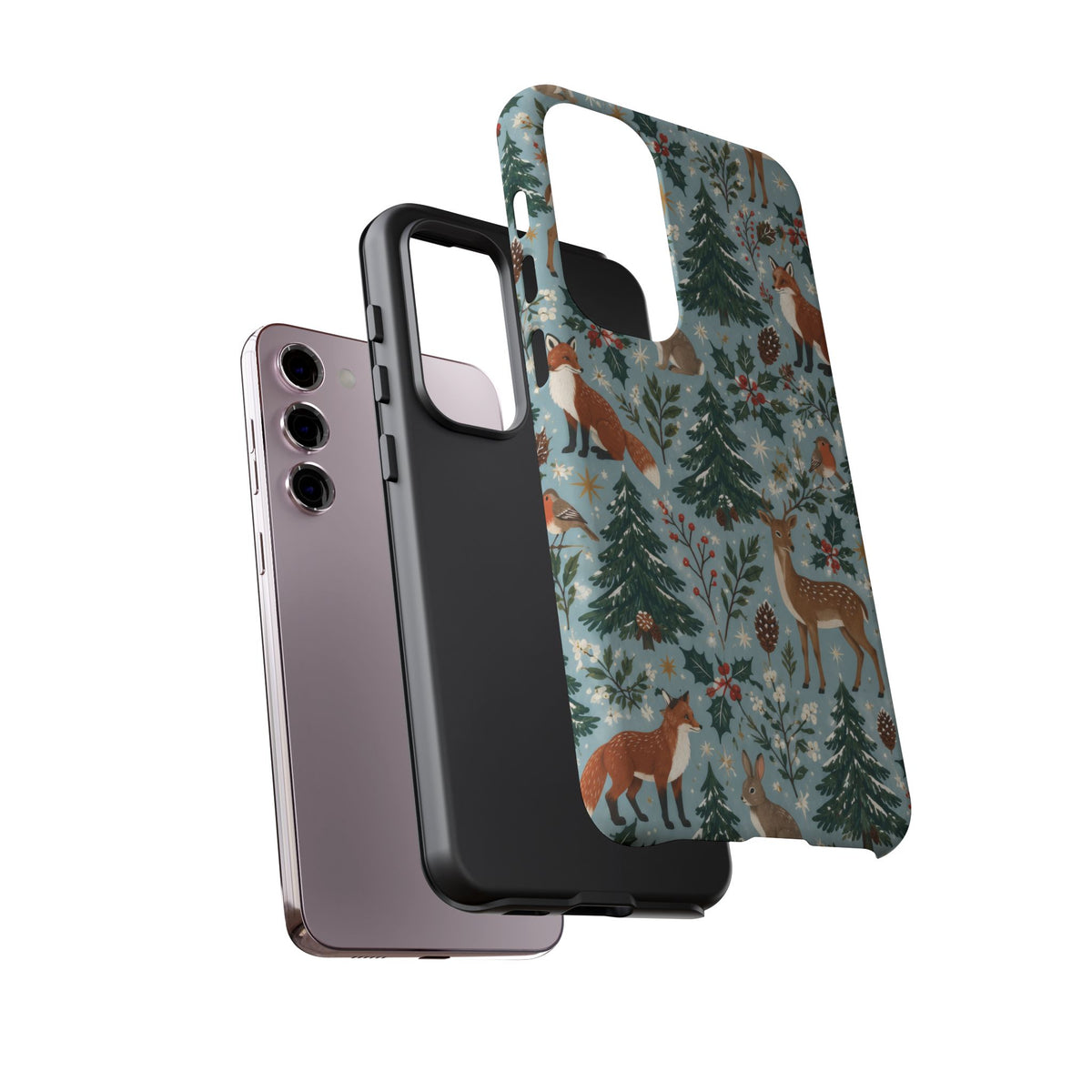 Winter Woodland Gathering Samsung Galaxy Tough Case | woodland christmas