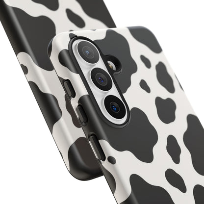 Classic Holstein Samsung Galaxy Tough Case | Black & White Cow Print