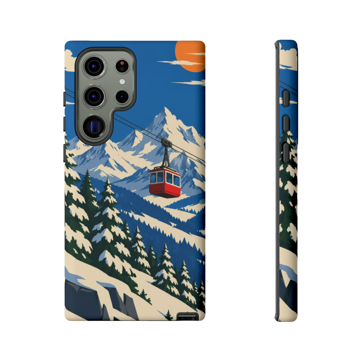 Swiss Skiing — Lift to the Sky Samsung Galaxy Tough Case