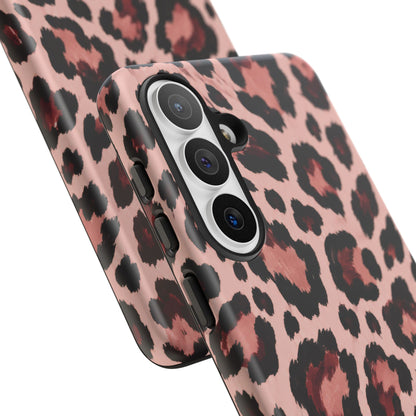 Wild Burgundy Samsung Galaxy Tough Case | leopard print