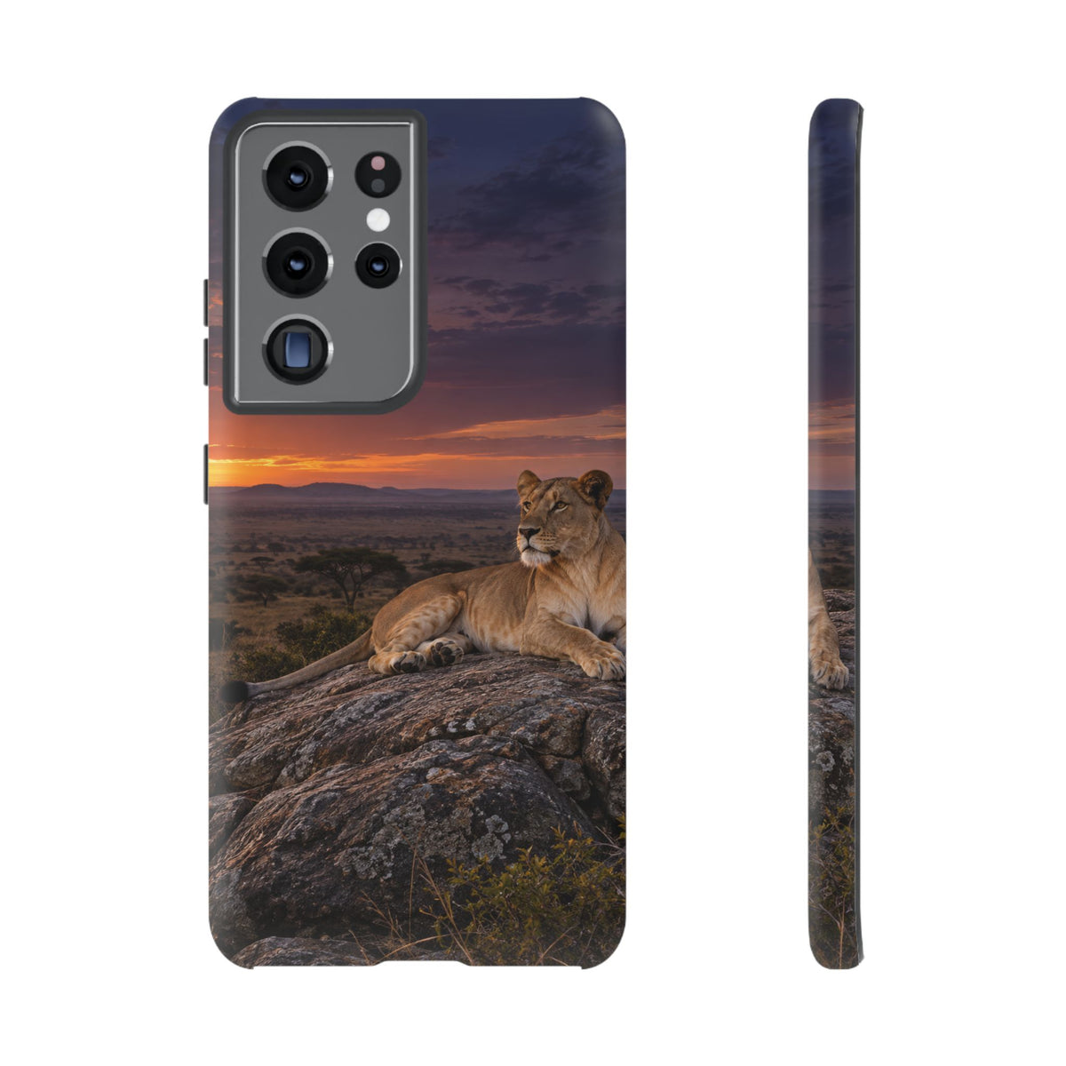 Lioness in the Blue Hour Samsung Galaxy Tough Case