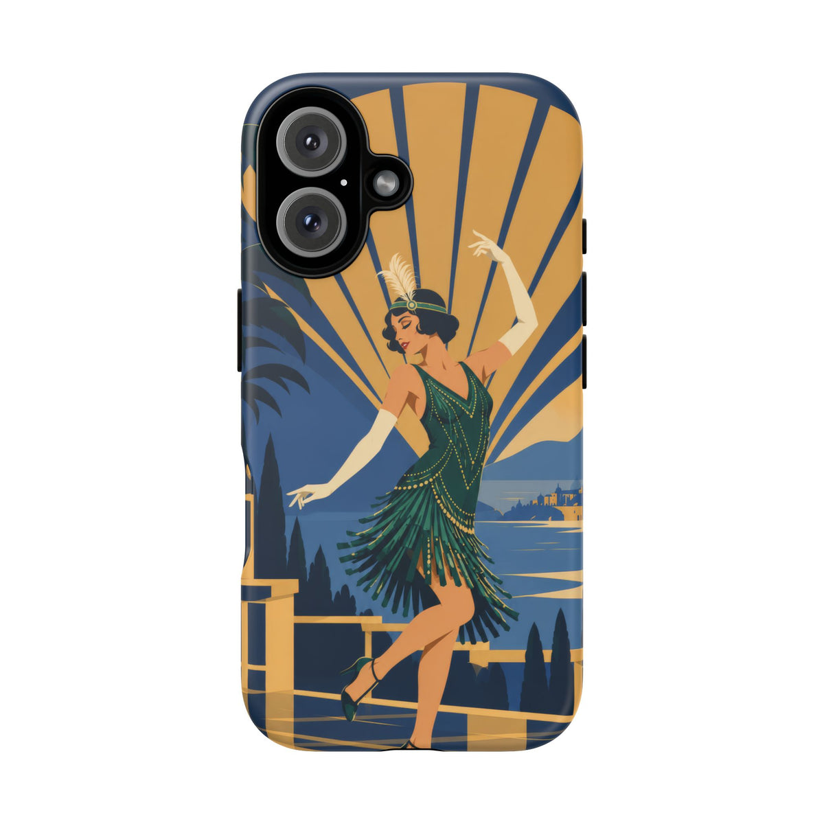1920s Flapper — Jazz After Dark iPhone Tough Case