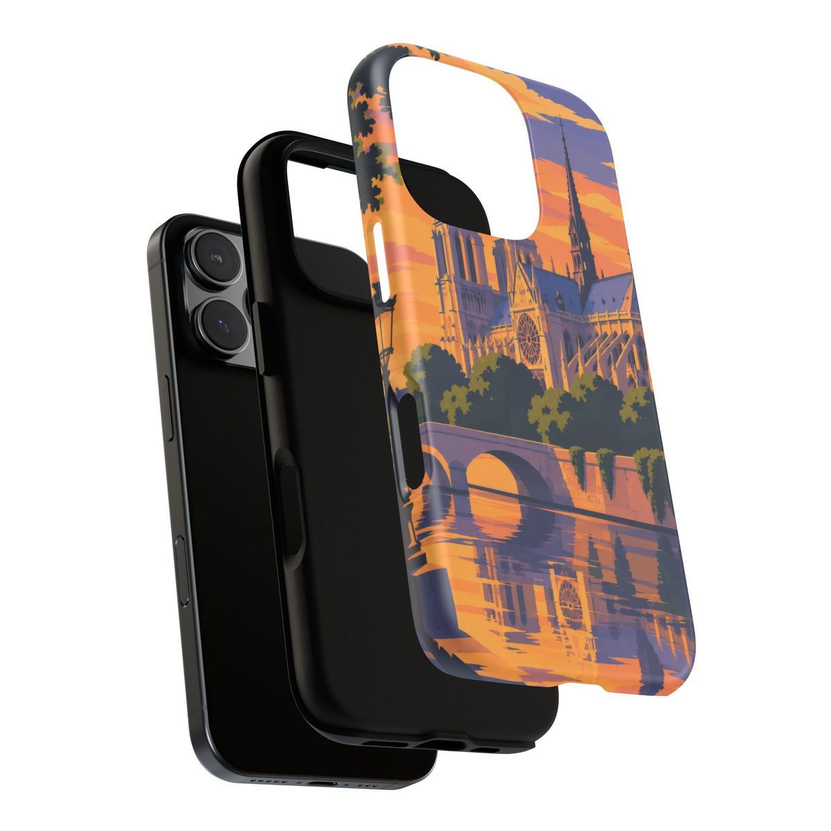 Notre Dame — Cathedral Twilight iPhone Tough Case