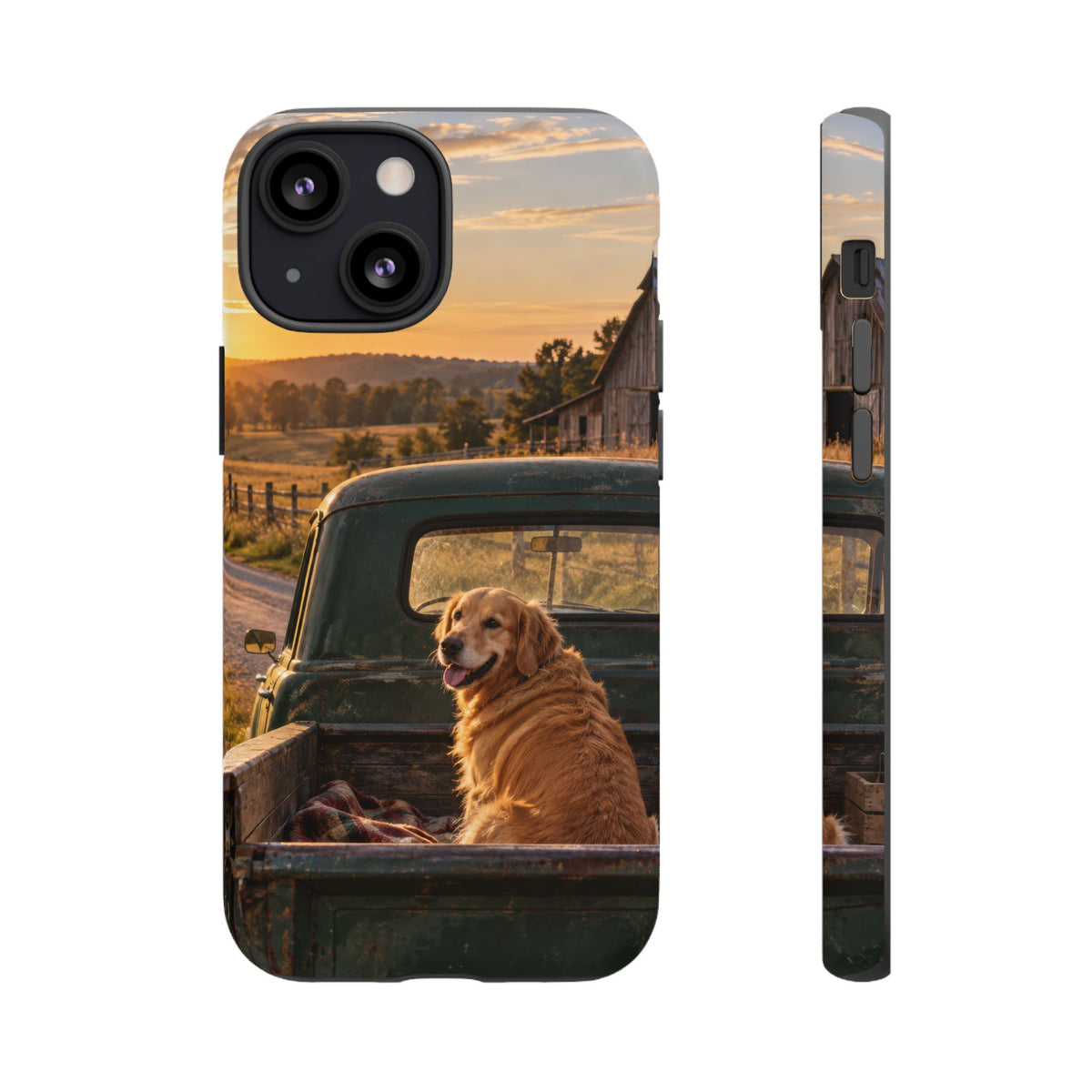 Sunday Road Golden iPhone Tough Case | golden retriever