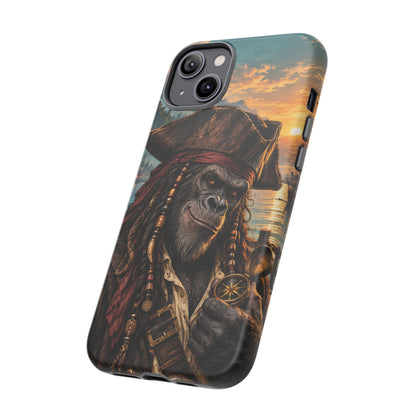Pirate Gorilla iPhone Tough Case | Captain Silverback