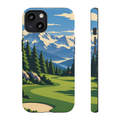 Mountain Golf — Alpine Fairway iPhone Tough Case