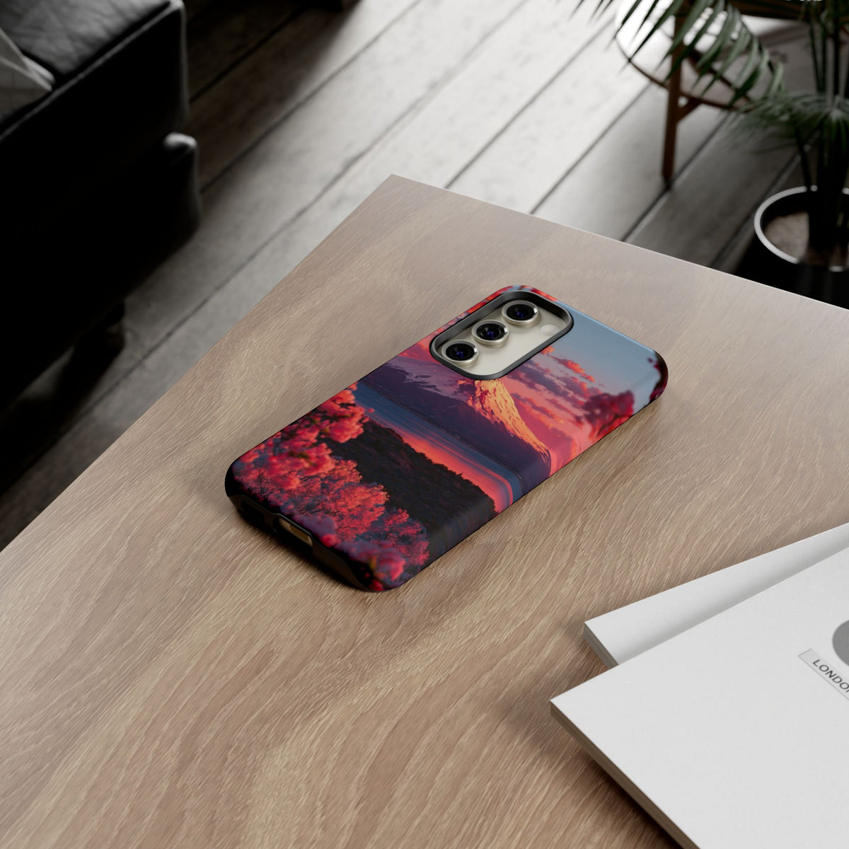 Fuji Rose Horizon Samsung Galaxy Tough Phone Case