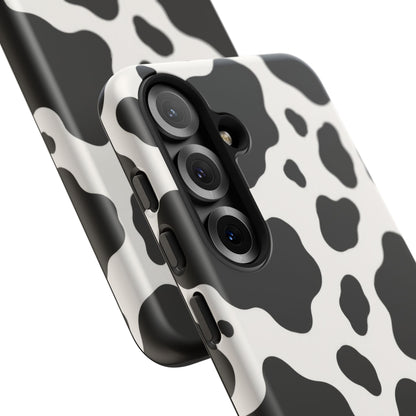 Classic Holstein Samsung Galaxy Tough Case | Black & White Cow Print