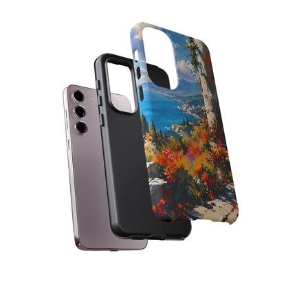Azure Sanctuary Samsung Galaxy Tough Case | Painterly Coastal Landscape