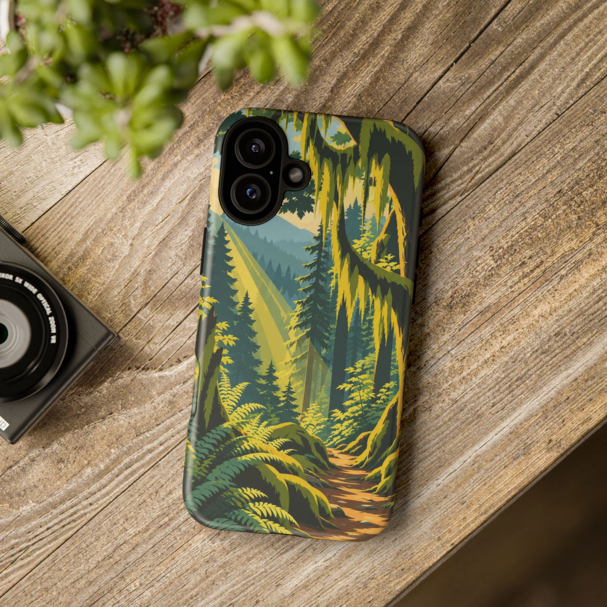 Hoh Rain Forest — Mosslight iPhone Tough Case