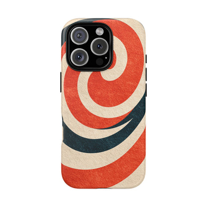 Ember Spiral iPhone Tough Phone Case