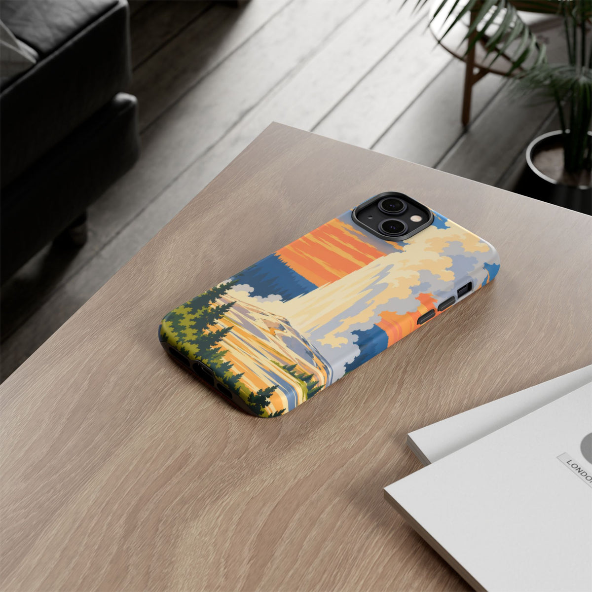 Yellowstone — Geyser Dawn iPhone Tough Case