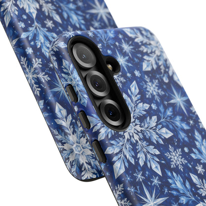 Frosted Midnight Samsung Galaxy Tough Case | snowflake