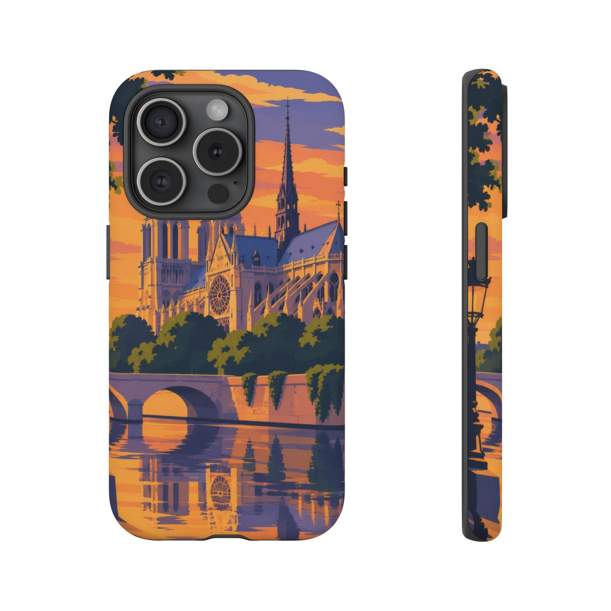 Notre Dame — Cathedral Twilight iPhone Tough Case