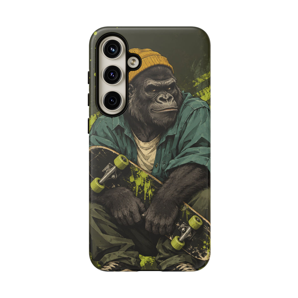 Concrete Jungle Samsung Galaxy Tough Case | Skater Gorilla Illustration