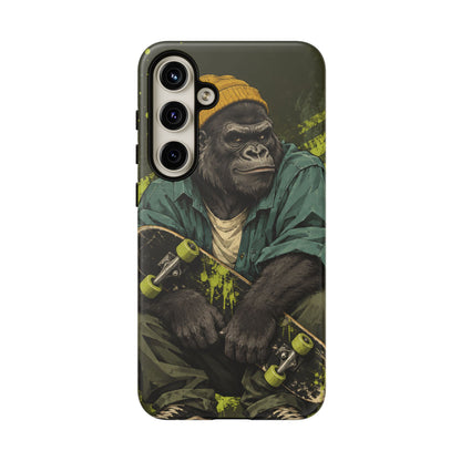 Concrete Jungle Samsung Galaxy Tough Case | Skater Gorilla Illustration