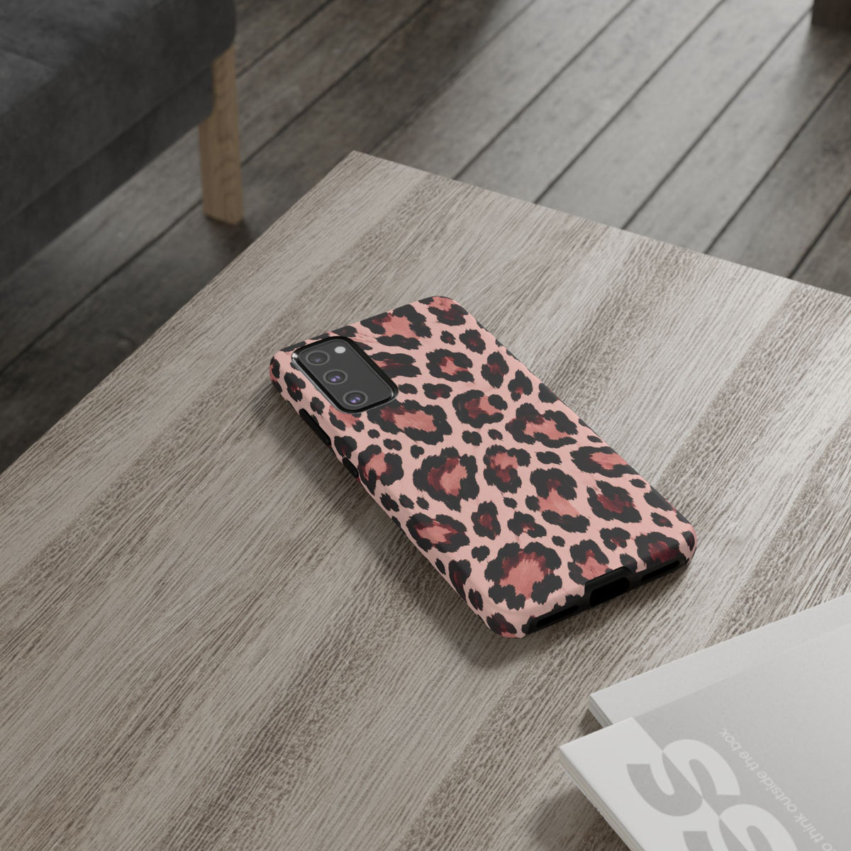 Wild Burgundy Samsung Galaxy Tough Case | leopard print