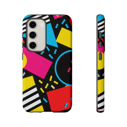 Midnight Confetti Samsung Galaxy Tough Case | Bright Abstract on Black