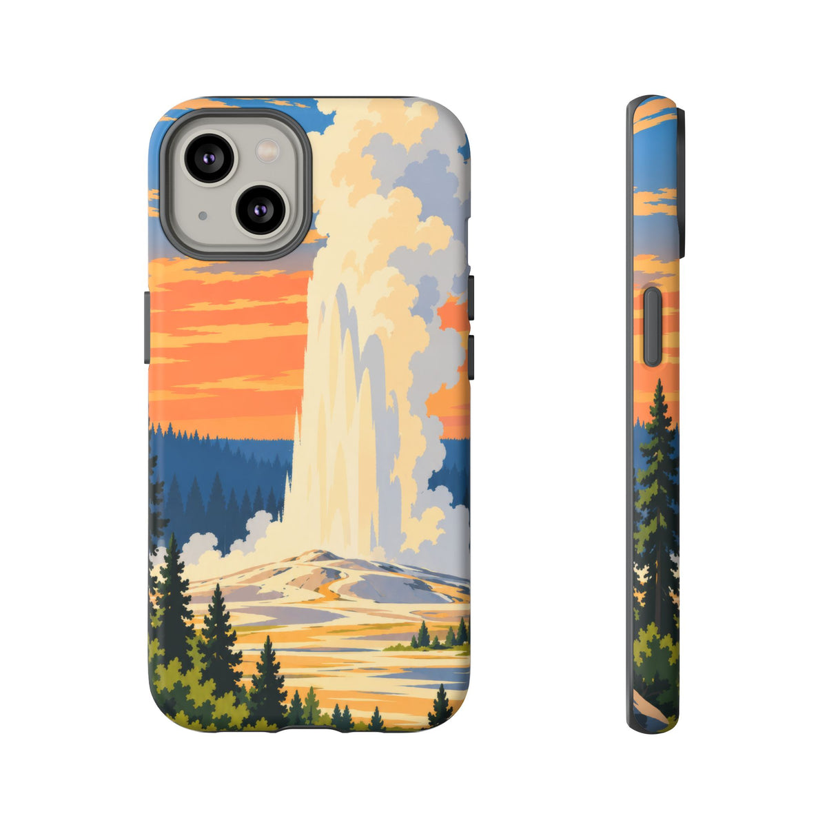 Yellowstone — Geyser Dawn iPhone Tough Case