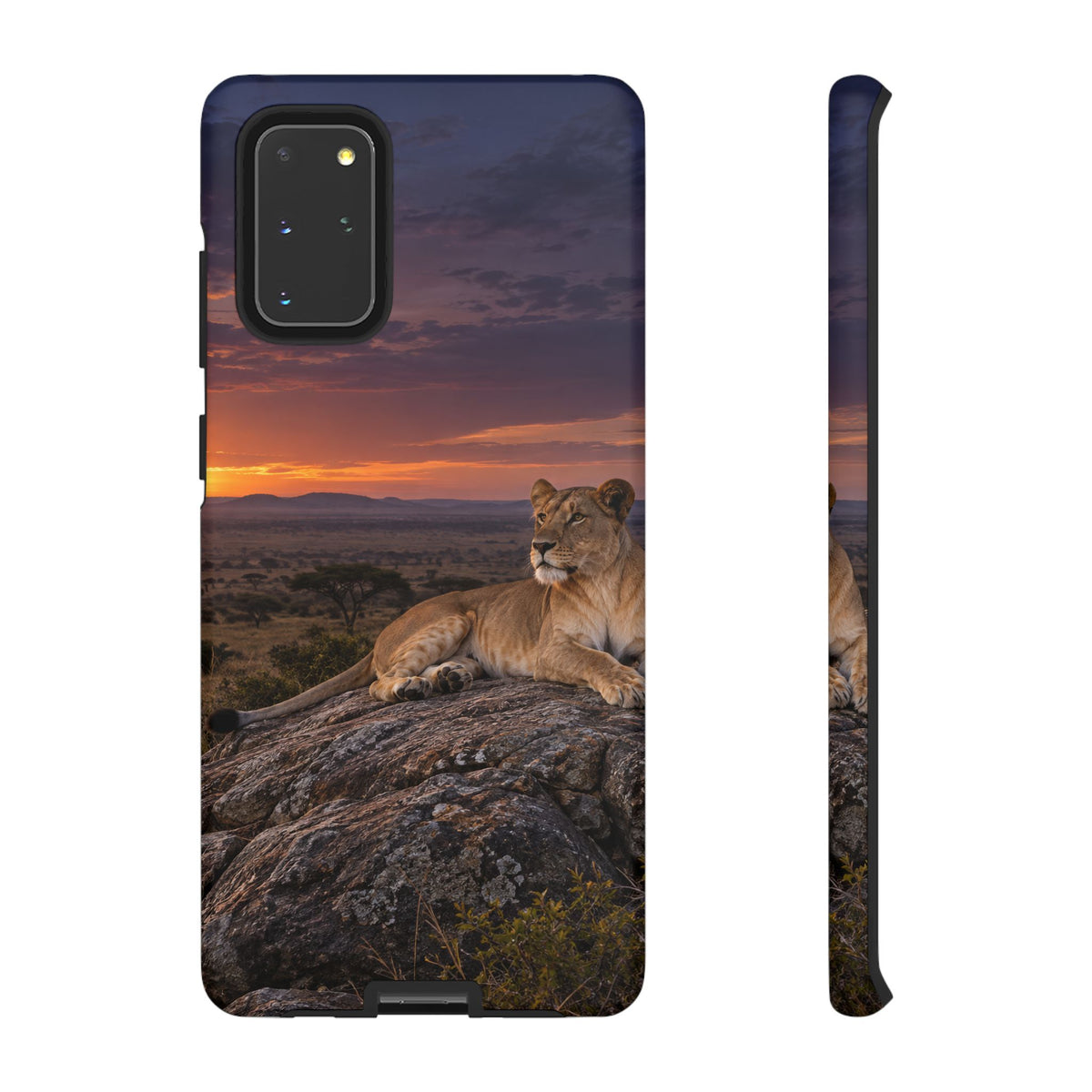 Lioness in the Blue Hour Samsung Galaxy Tough Case