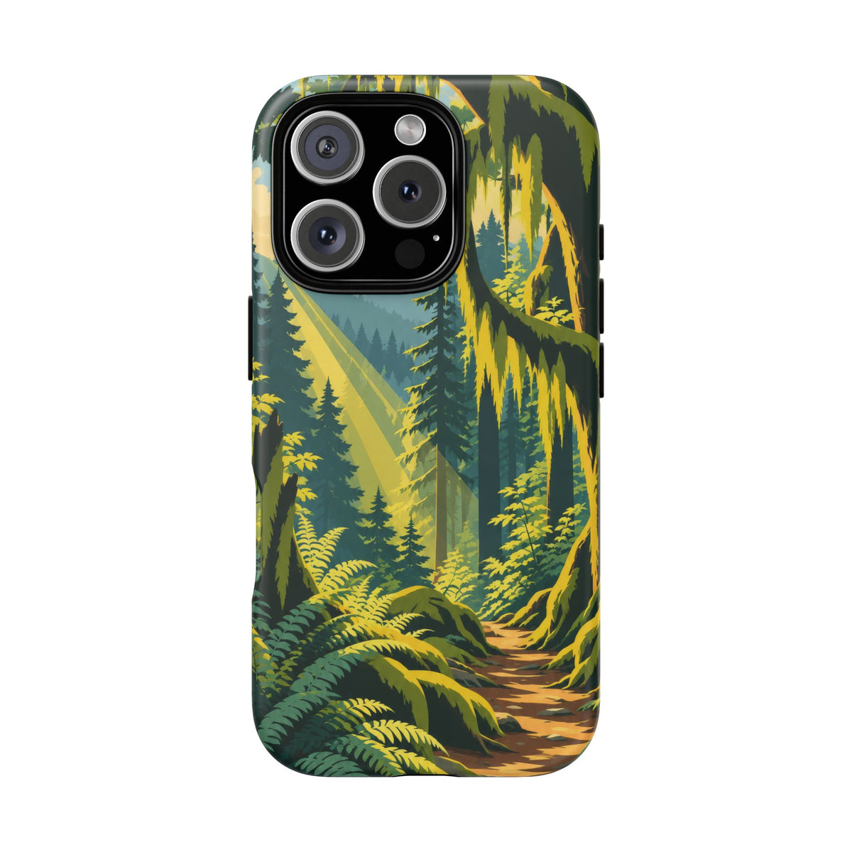 Hoh Rain Forest — Mosslight iPhone Tough Case