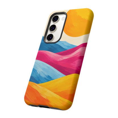 Golden Drift Samsung Galaxy Tough Case | colorful hills