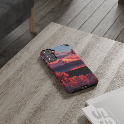 Fuji Rose Horizon Samsung Galaxy Tough Phone Case