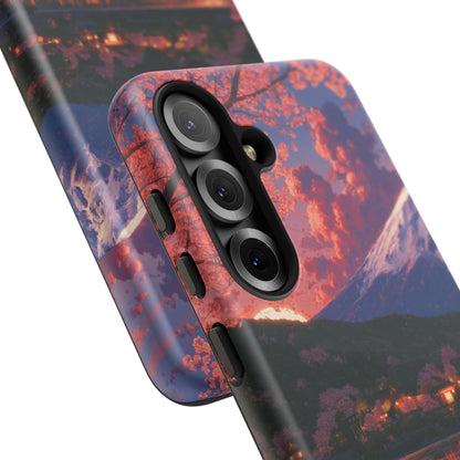 Sakura Lakeside Village Samsung Galaxy Tough Phone Case