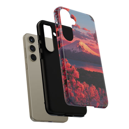 Fuji Rose Horizon Samsung Galaxy Tough Phone Case