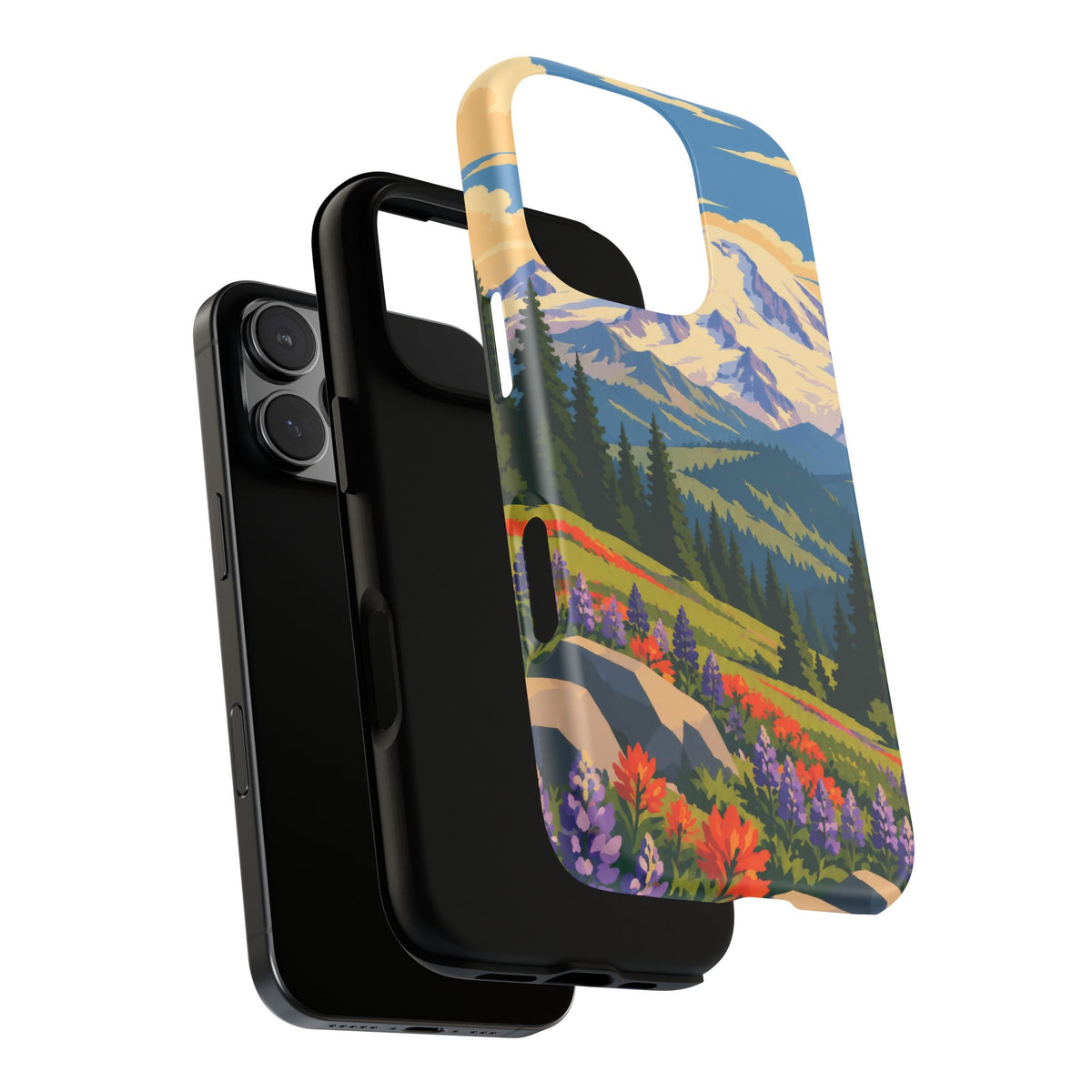 Mount Rainier — Meadow Radiance iPhone Tough Case