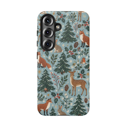 Winter Woodland Gathering Samsung Galaxy Tough Case | woodland christmas