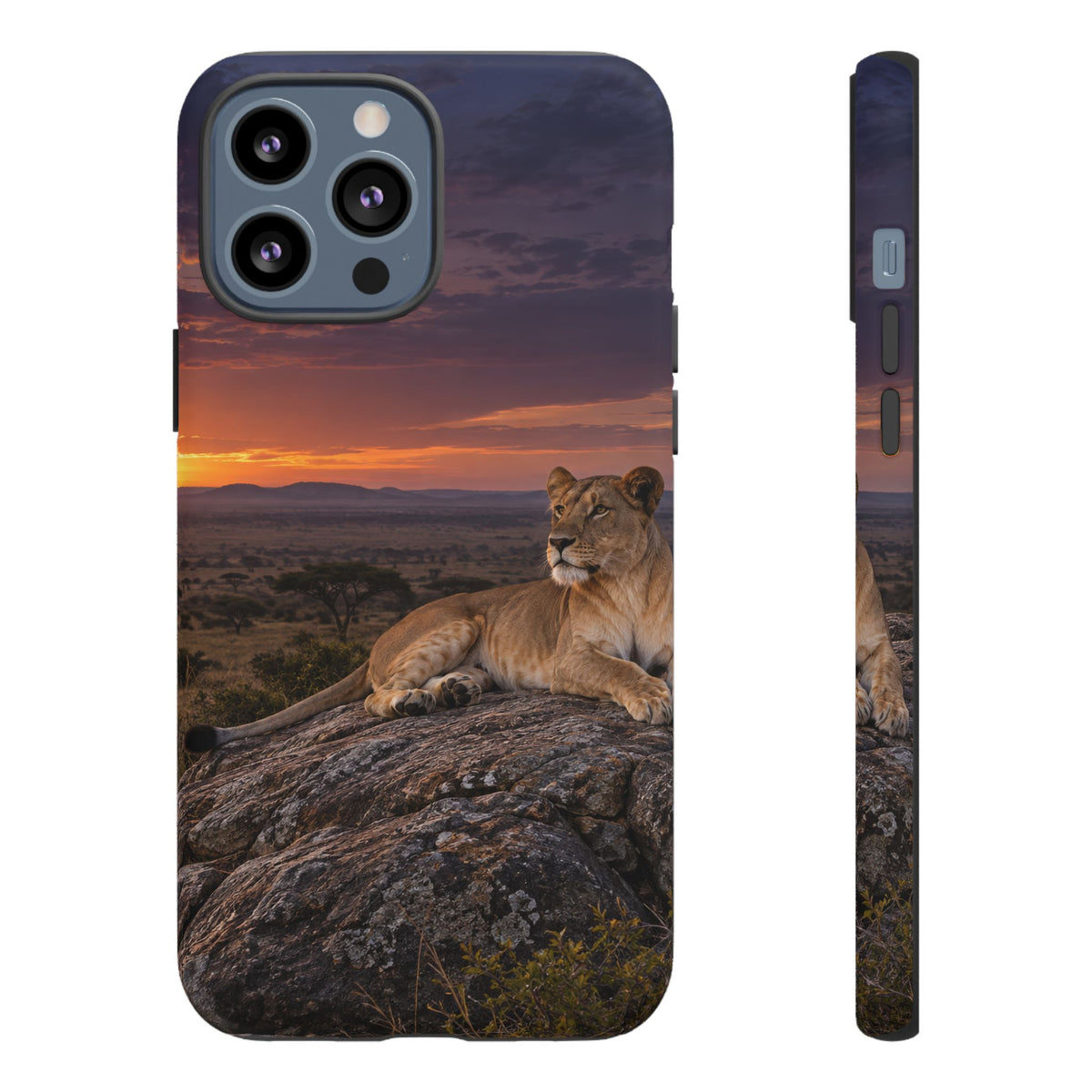 Lioness in the Blue Hour iPhone Tough Case