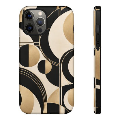 Pearl Orbit iPhone Tough Case | art deco