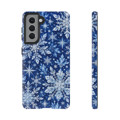 Frosted Midnight Samsung Galaxy Tough Case | snowflake