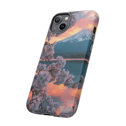 Fuji Petal Reflection iPhone Tough Phone Case