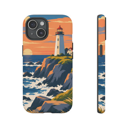 Lighthouse — Atlantic Beacon iPhone Tough Case