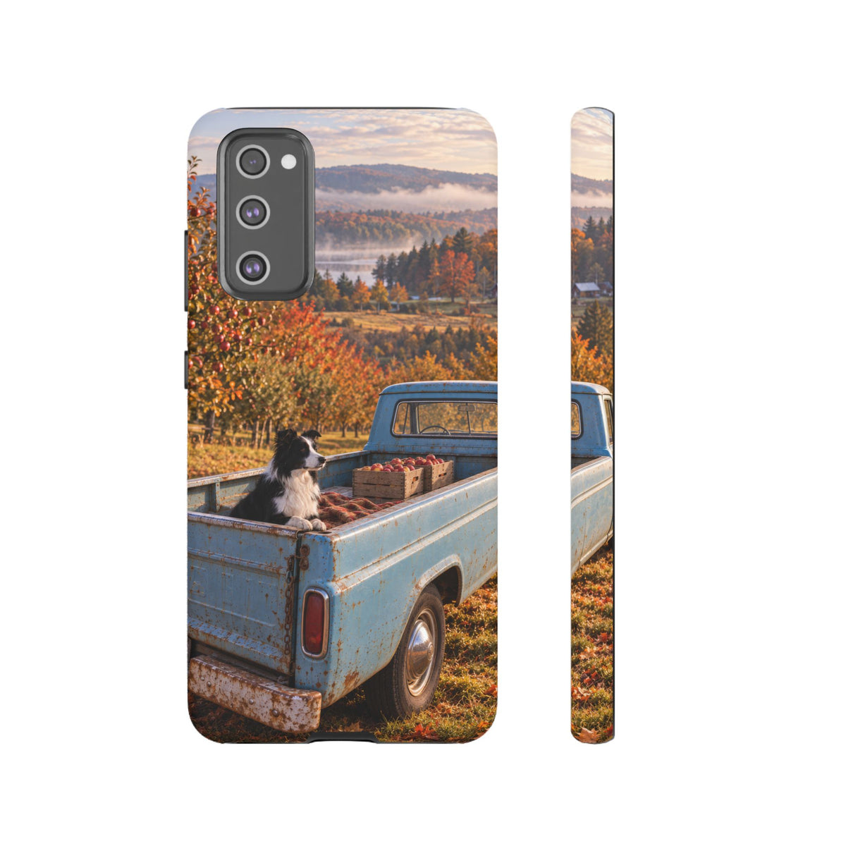 Blue Truck October Samsung Galaxy Tough Case | border collie