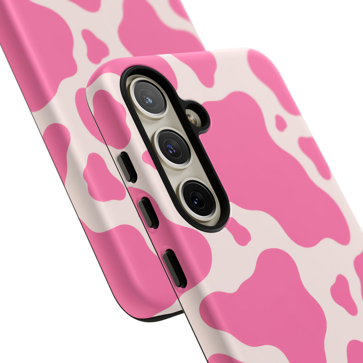 Strawberry Milk Samsung Galaxy Tough Case | Pink Cow Print