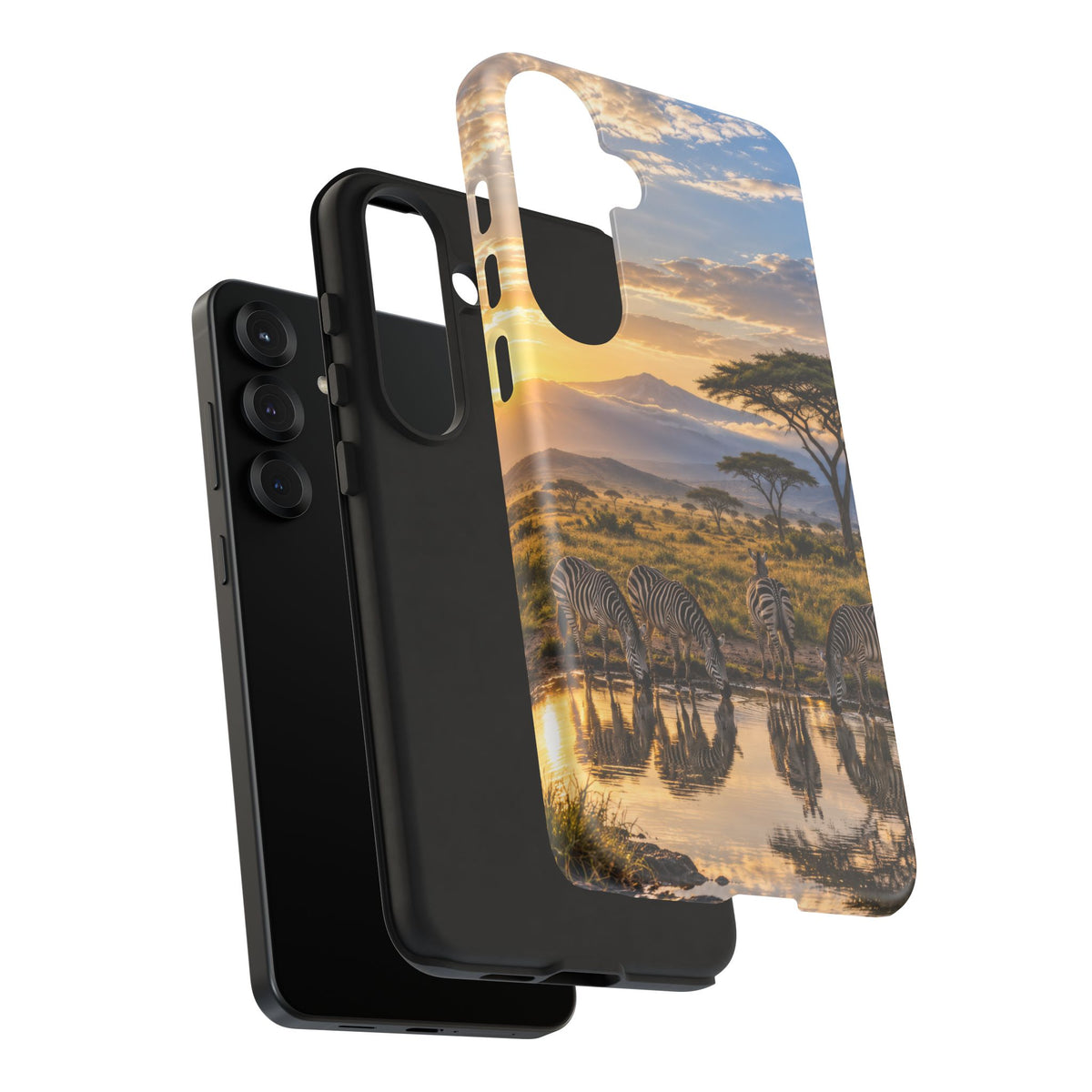 Zebra Water Mirror Samsung Galaxy Tough Case | zebra safari