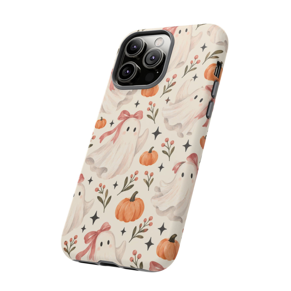 Blush Boo Social iPhone Tough Case | cute ghost