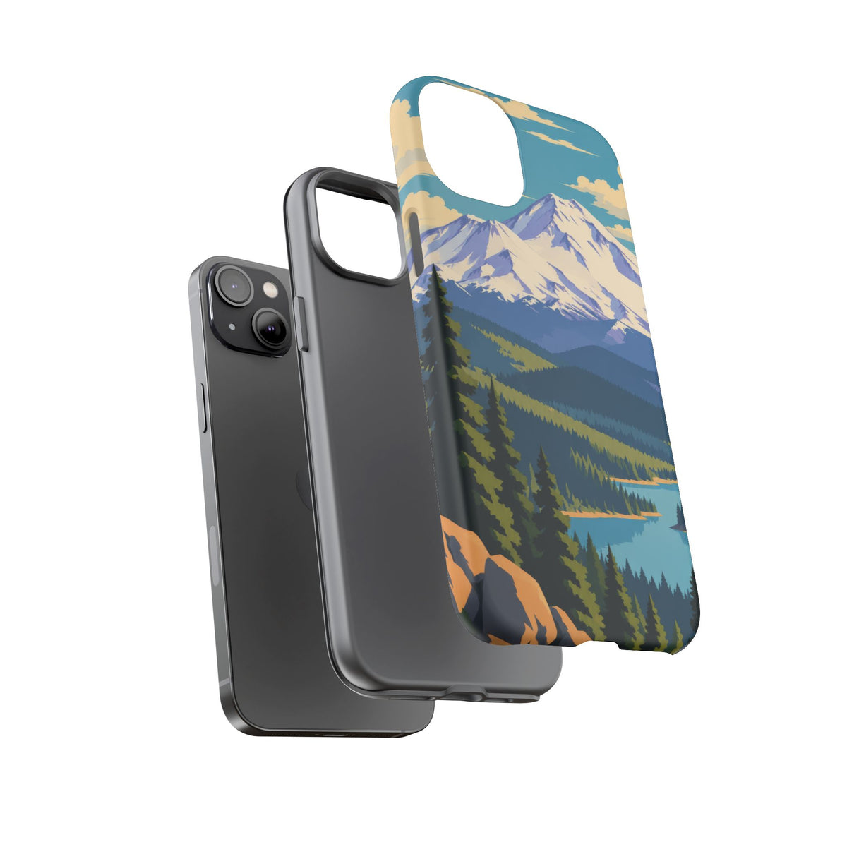 Mount Shasta — Snowlight iPhone Tough Case