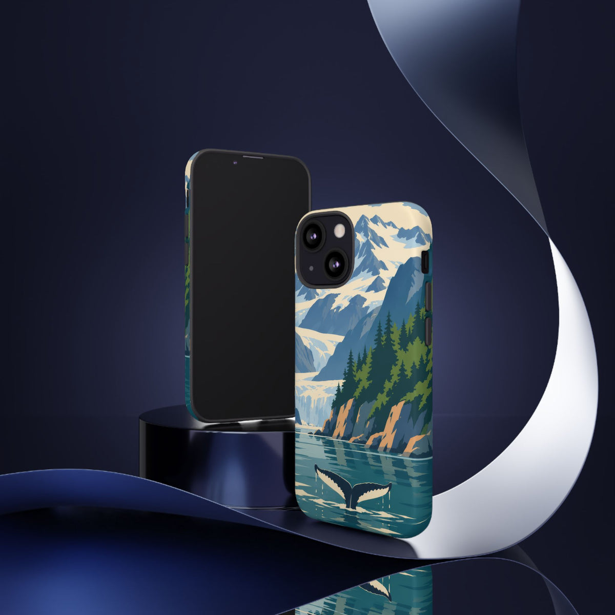 Glacier Bay — Fjord Silence iPhone Tough Case